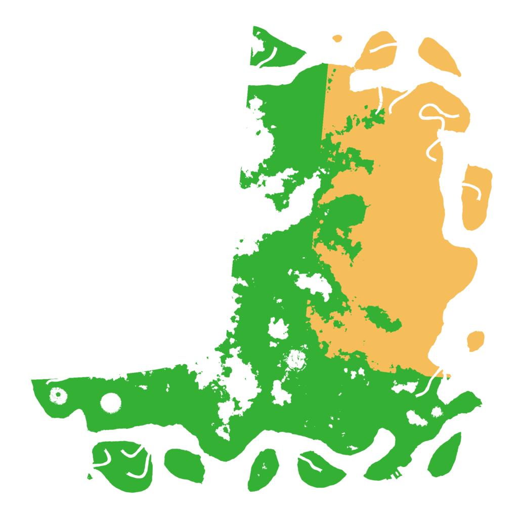 Biome Rust Map: Procedural Map, Size: 4500, Seed: 981811850