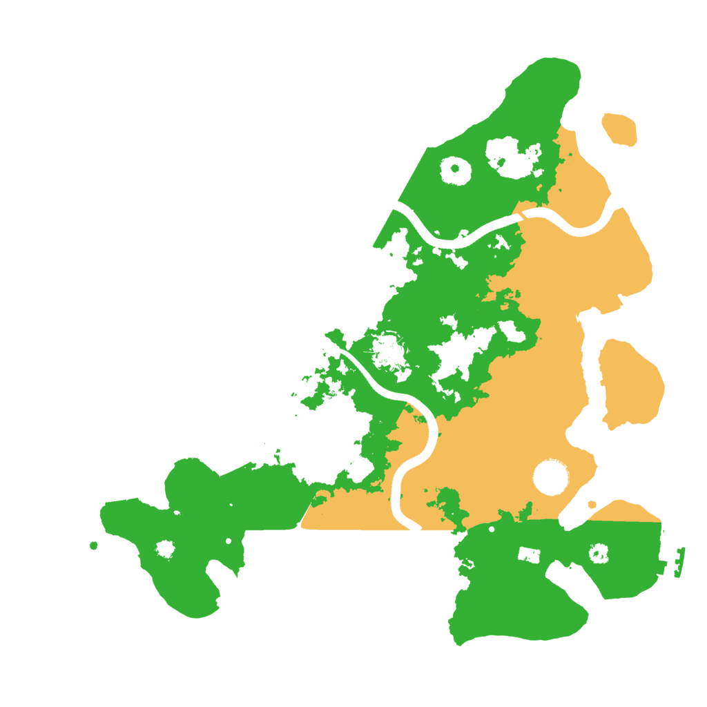 Biome Rust Map: Procedural Map, Size: 3500, Seed: 627592319