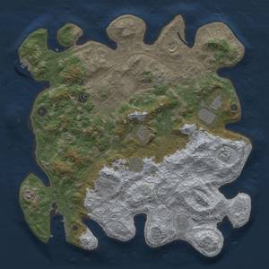 Thumbnail Rust Map: Procedural Map, Size: 4250, Seed: 1874093165, 18 Monuments