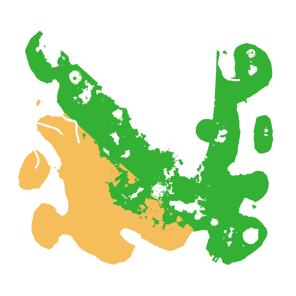 Biome Rust Map: Procedural Map, Size: 3500, Seed: 811244857