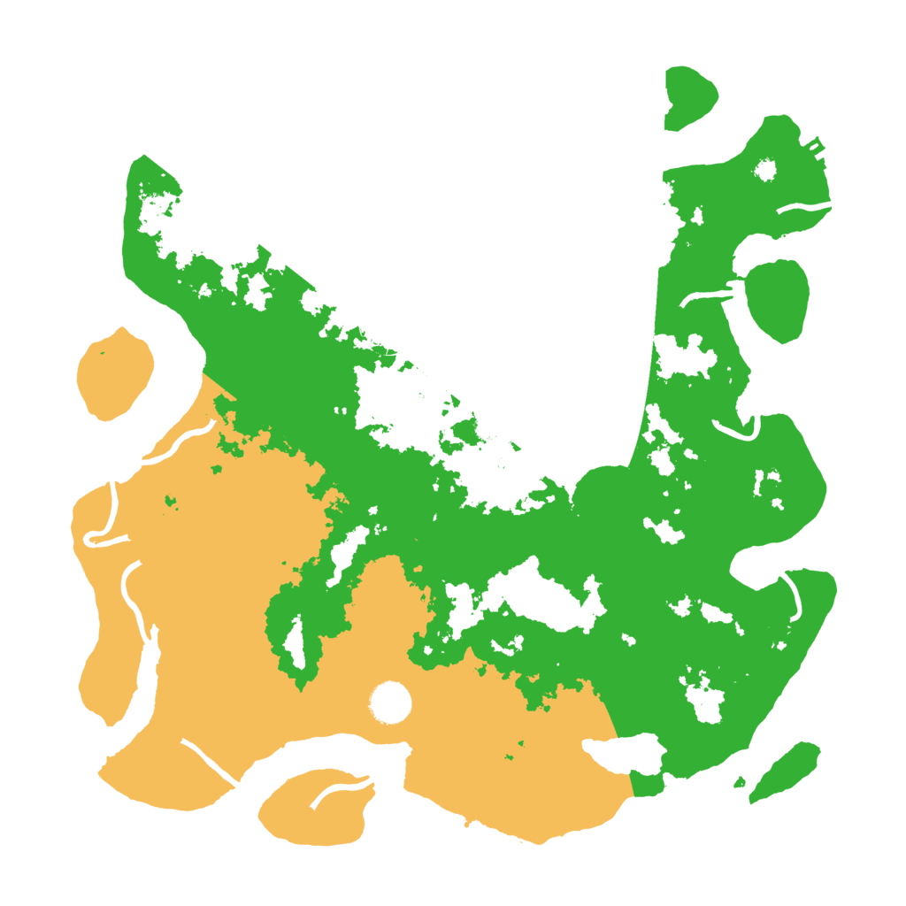 Biome Rust Map: Procedural Map, Size: 3800, Seed: 83786239