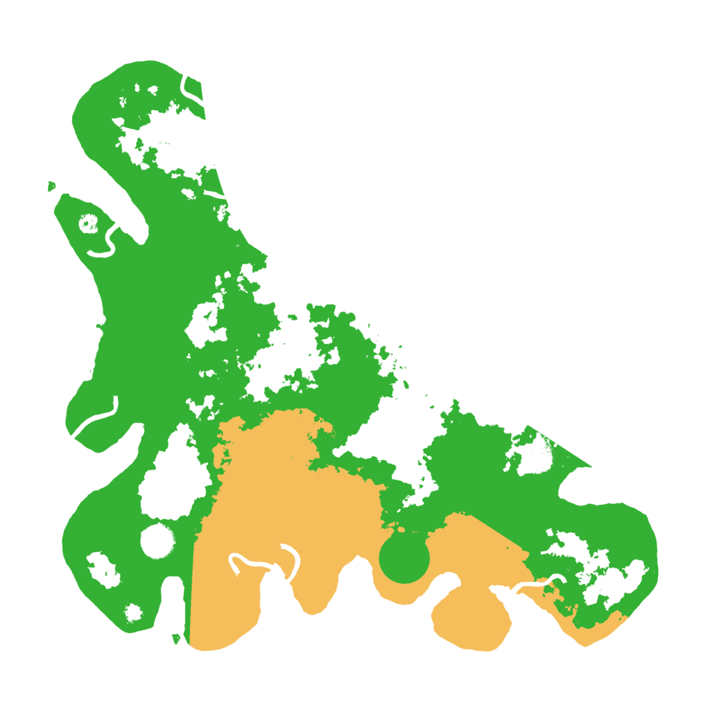 Biome Rust Map: Procedural Map, Size: 3700, Seed: 2803519