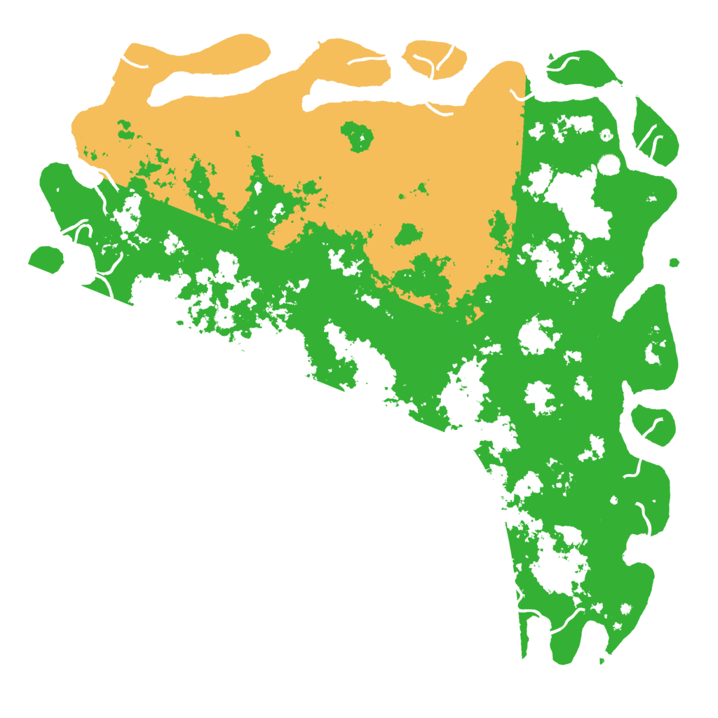 Biome Rust Map: Procedural Map, Size: 6000, Seed: 620282774