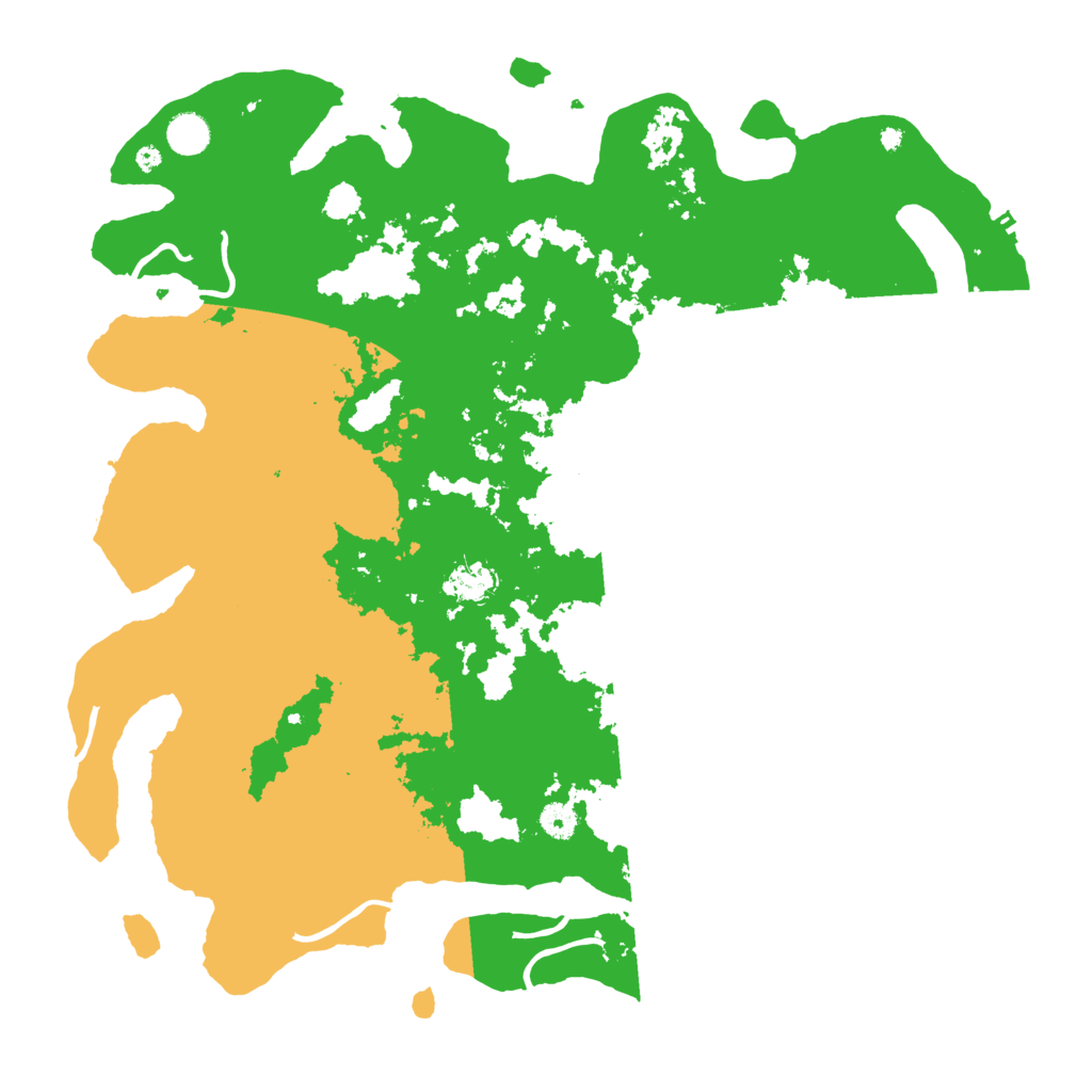 Biome Rust Map: Procedural Map, Size: 4500, Seed: 665325
