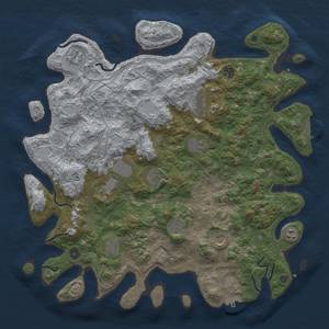 Thumbnail Rust Map: Procedural Map, Size: 4500, Seed: 1504343310, 18 Monuments