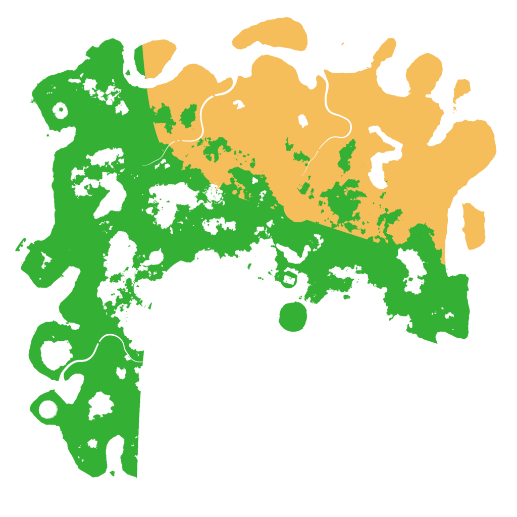 Biome Rust Map: Procedural Map, Size: 5001, Seed: 65650