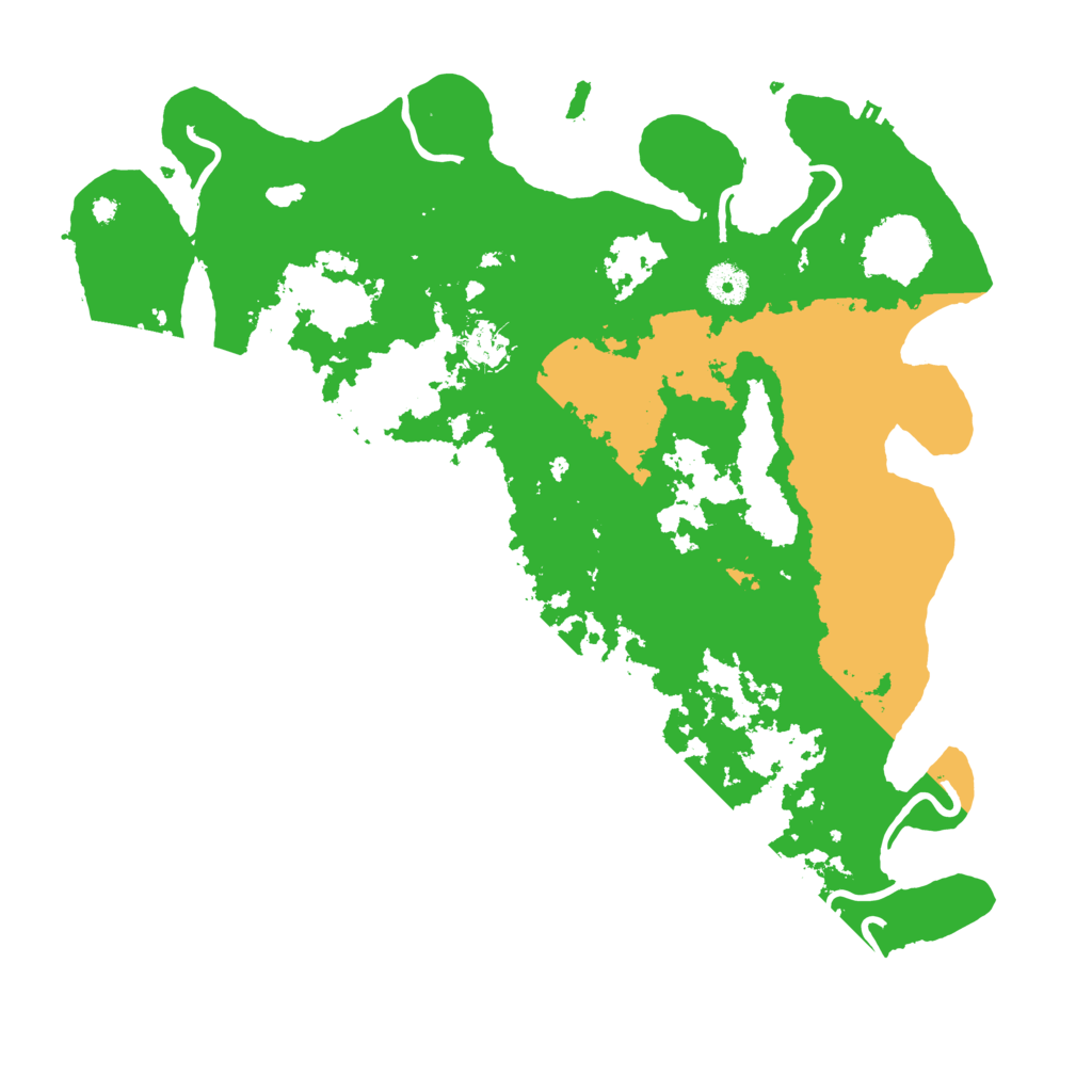 Biome Rust Map: Procedural Map, Size: 4000, Seed: 52298637