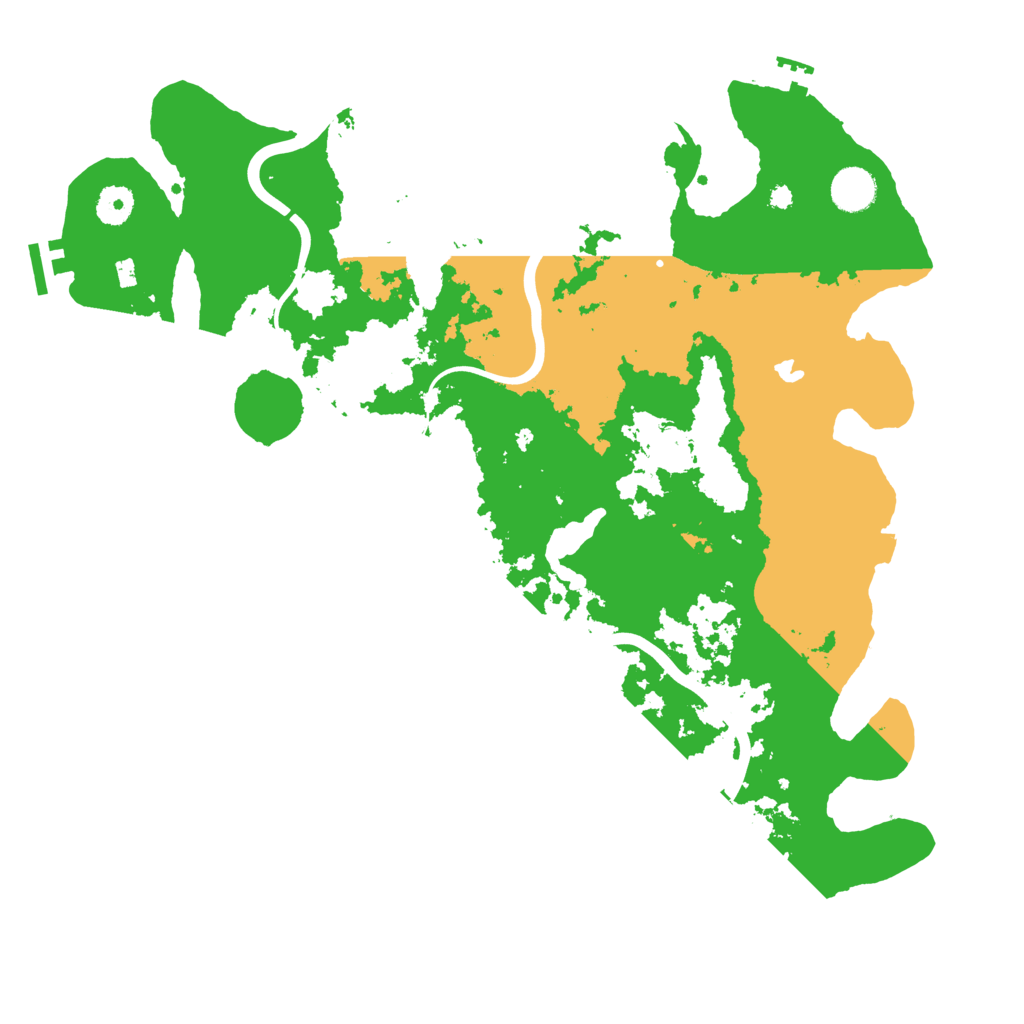 Biome Rust Map: Procedural Map, Size: 4000, Seed: 52298637