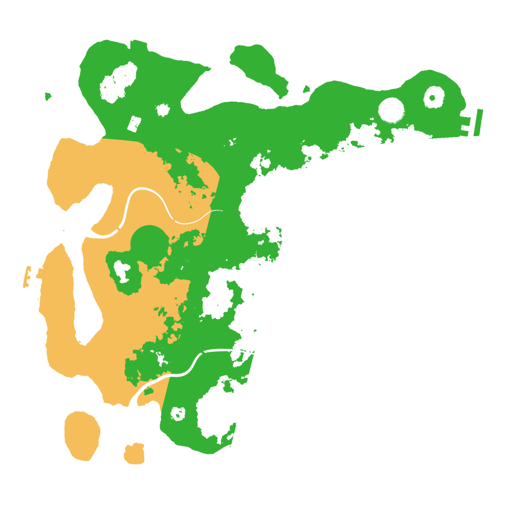 Biome Rust Map: Procedural Map, Size: 3500, Seed: 103059741