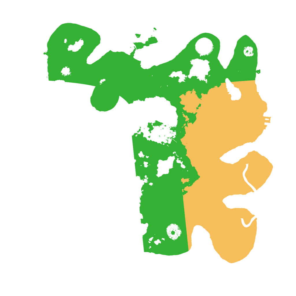Biome Rust Map: Procedural Map, Size: 3000, Seed: 4581158