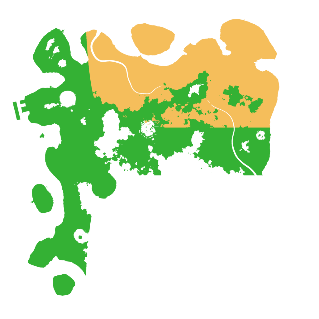 Biome Rust Map: Procedural Map, Size: 3500, Seed: 36989473
