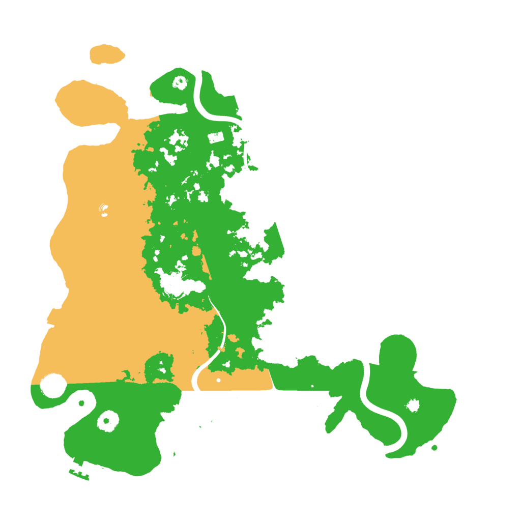 Biome Rust Map: Procedural Map, Size: 3700, Seed: 1639746284