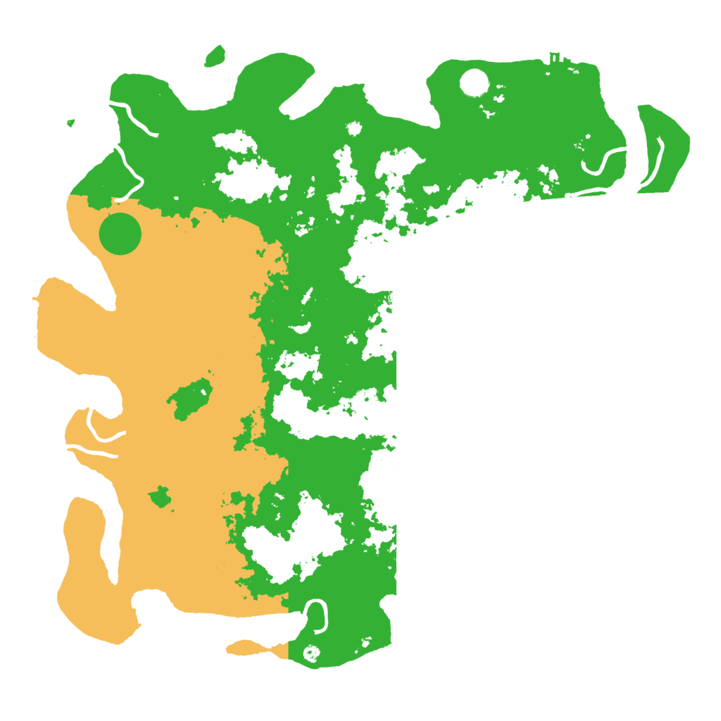 Biome Rust Map: Procedural Map, Size: 4500, Seed: 109746401