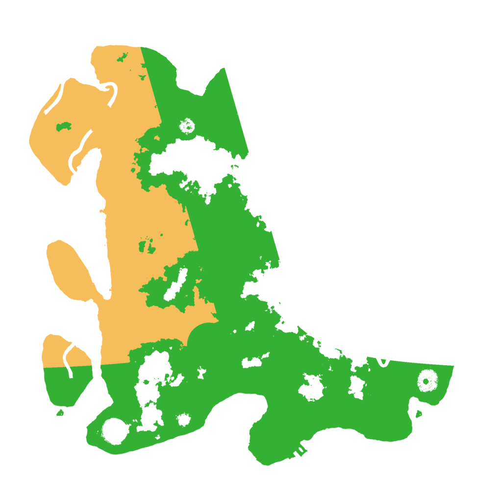 Biome Rust Map: Procedural Map, Size: 3500, Seed: 1496609282