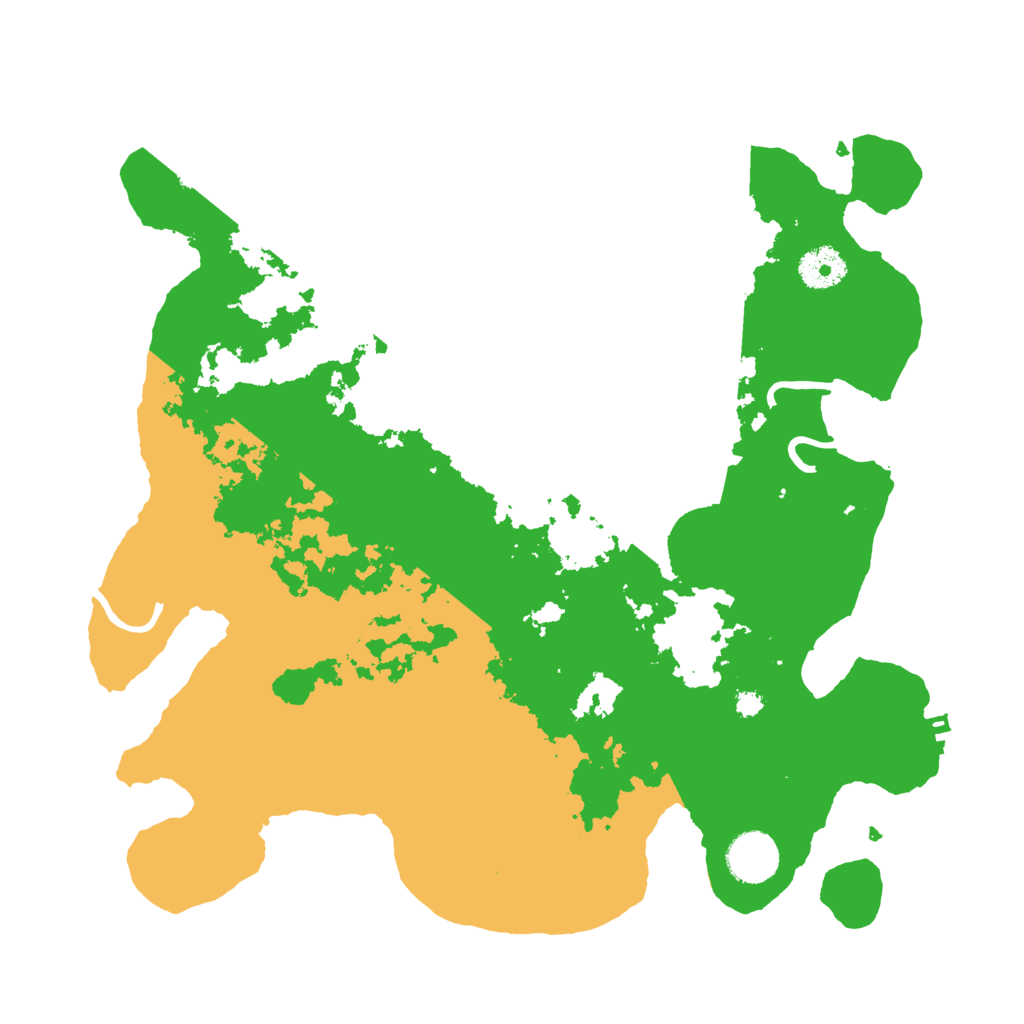 Biome Rust Map: Procedural Map, Size: 3500, Seed: 790972651