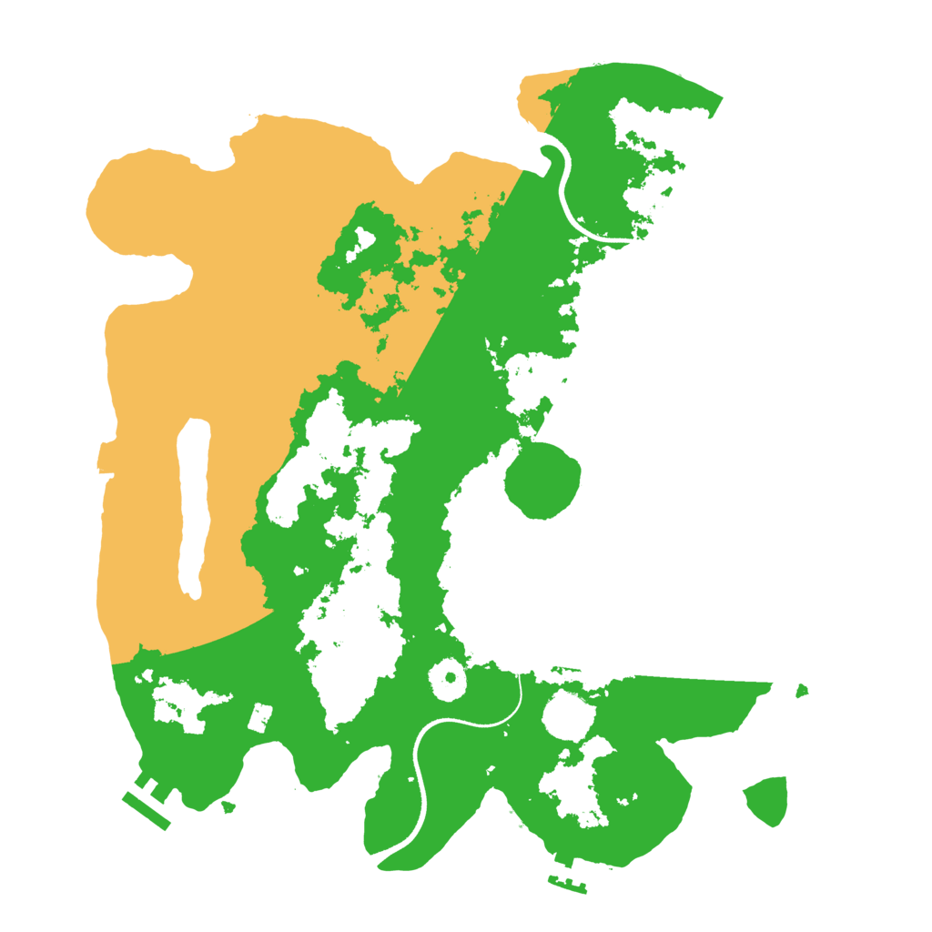 Biome Rust Map: Procedural Map, Size: 3500, Seed: 1018178197
