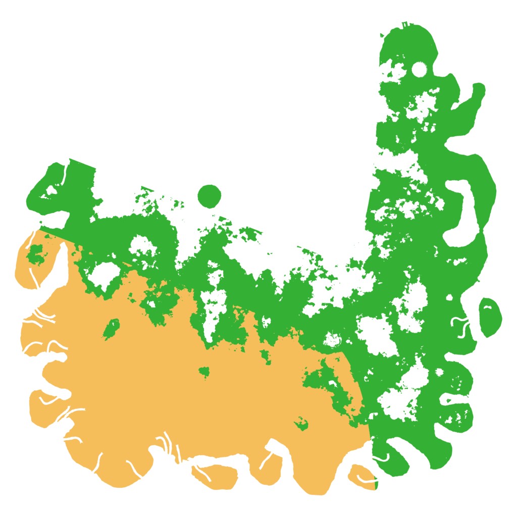 Biome Rust Map: Procedural Map, Size: 6000, Seed: 720692018