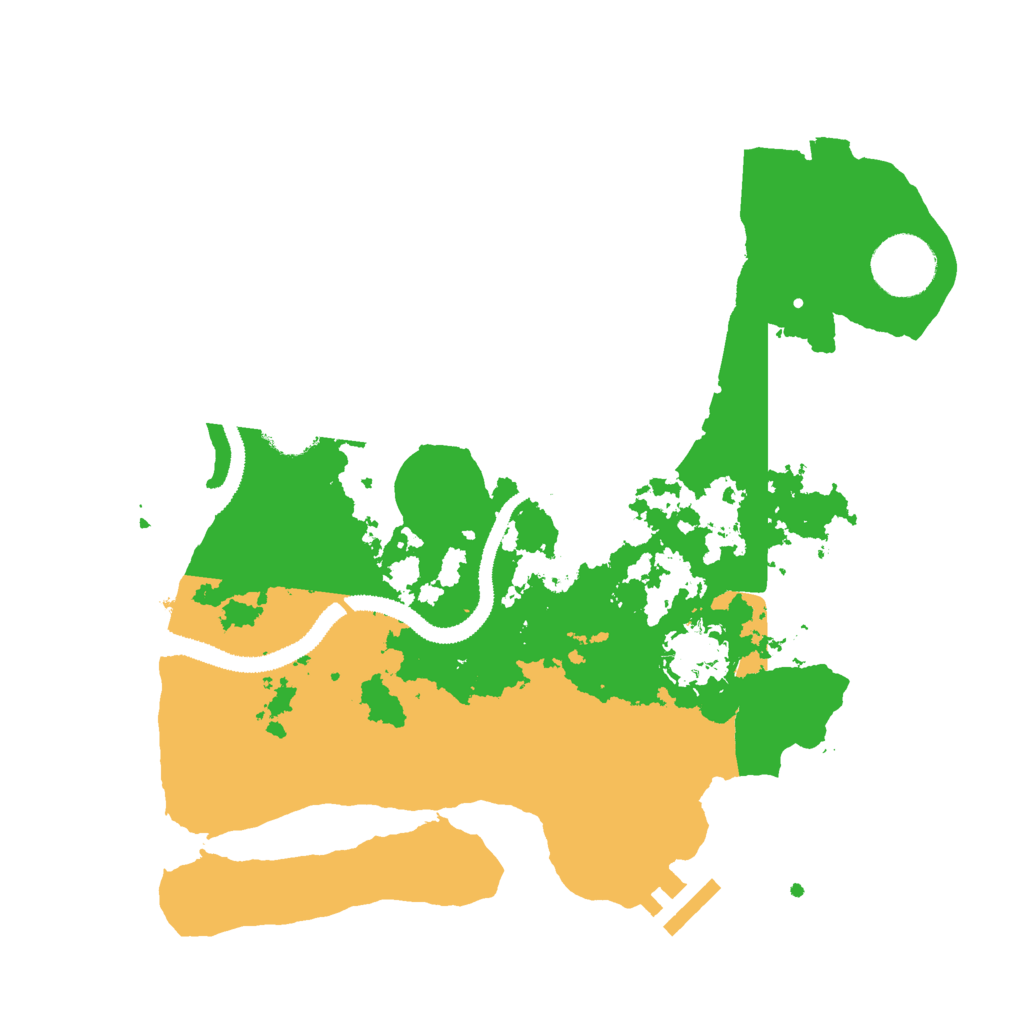 Biome Rust Map: Procedural Map, Size: 3000, Seed: 438216900