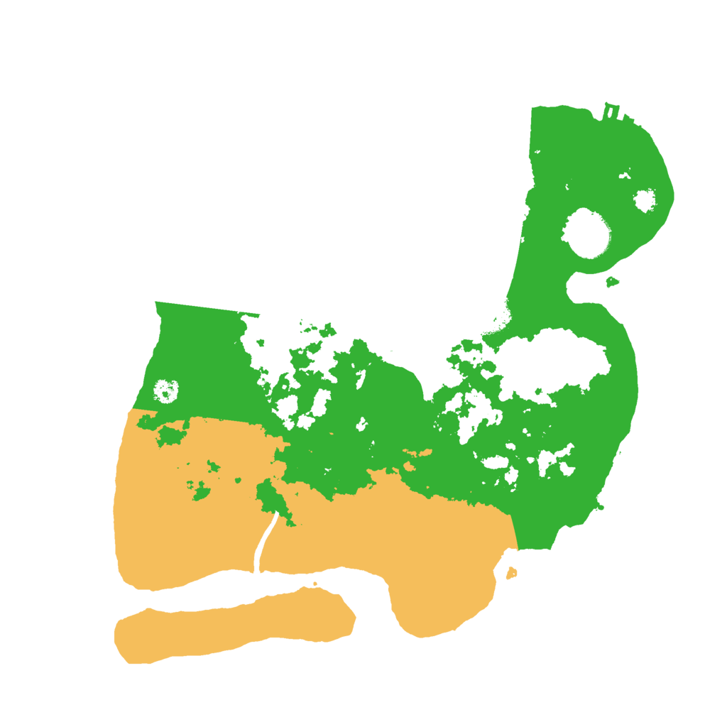 Biome Rust Map: Procedural Map, Size: 3000, Seed: 438216900