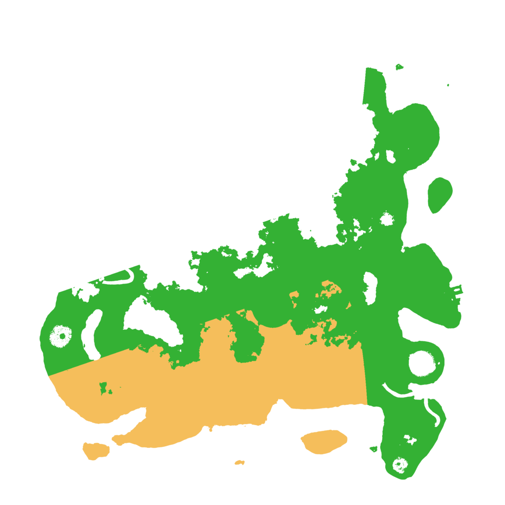 Biome Rust Map: Procedural Map, Size: 3500, Seed: 2329653