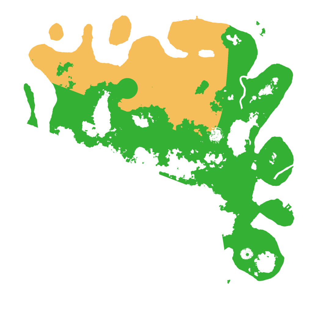 Biome Rust Map: Procedural Map, Size: 4000, Seed: 42070