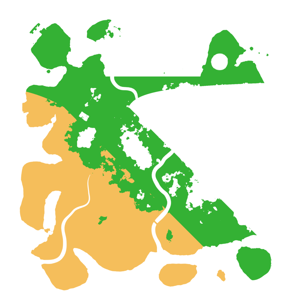 Biome Rust Map: Procedural Map, Size: 3500, Seed: 1395191908