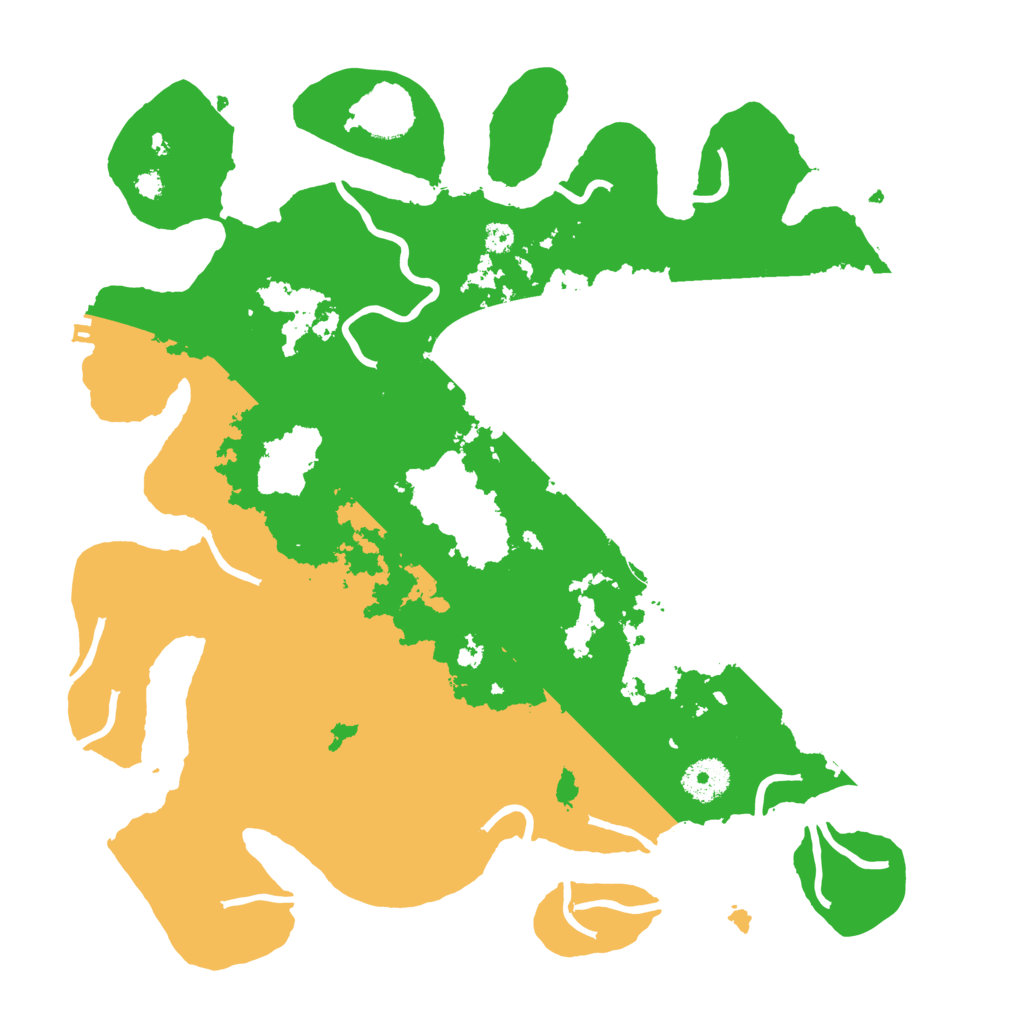Biome Rust Map: Procedural Map, Size: 3500, Seed: 1395191908
