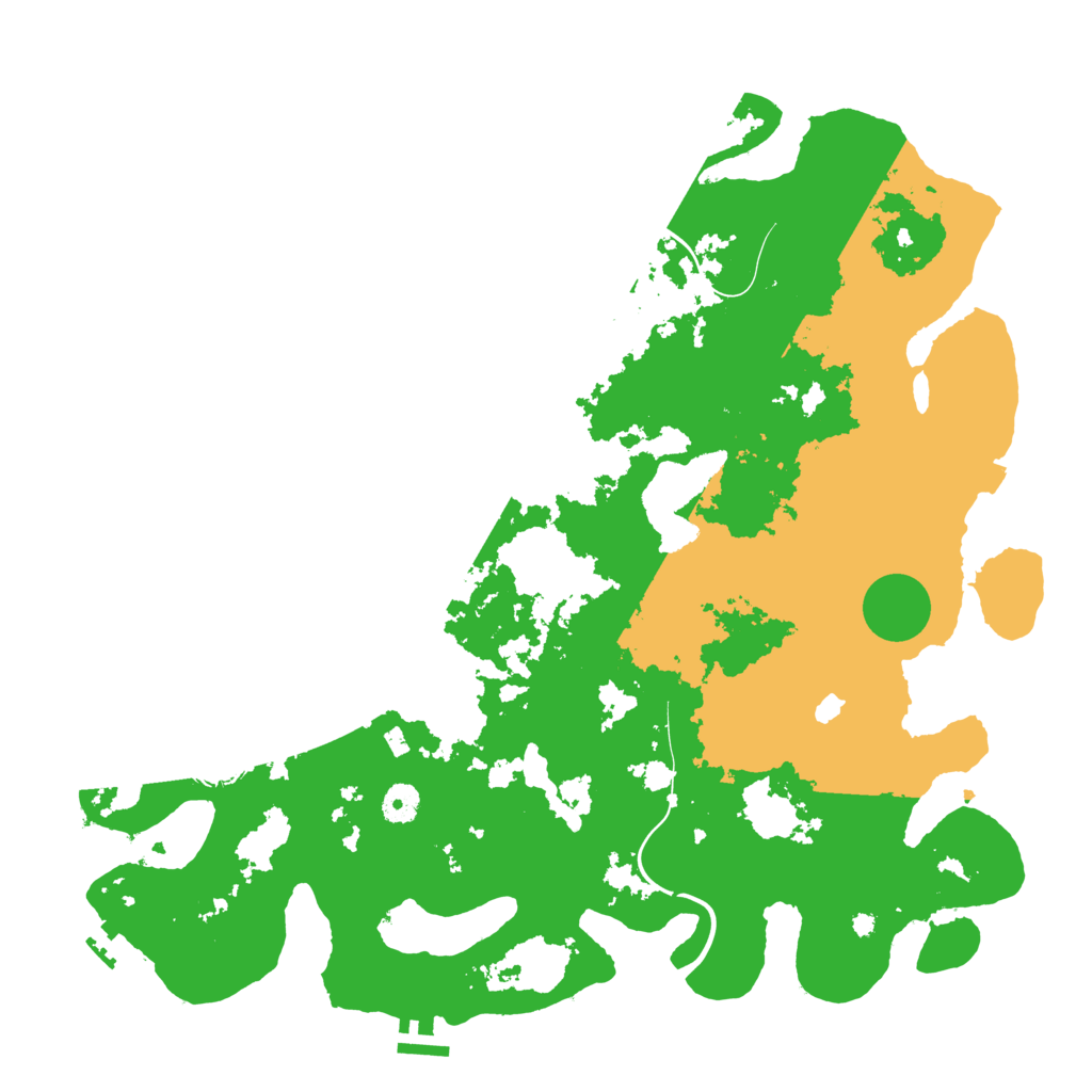 Biome Rust Map: Procedural Map, Size: 4250, Seed: 183370123