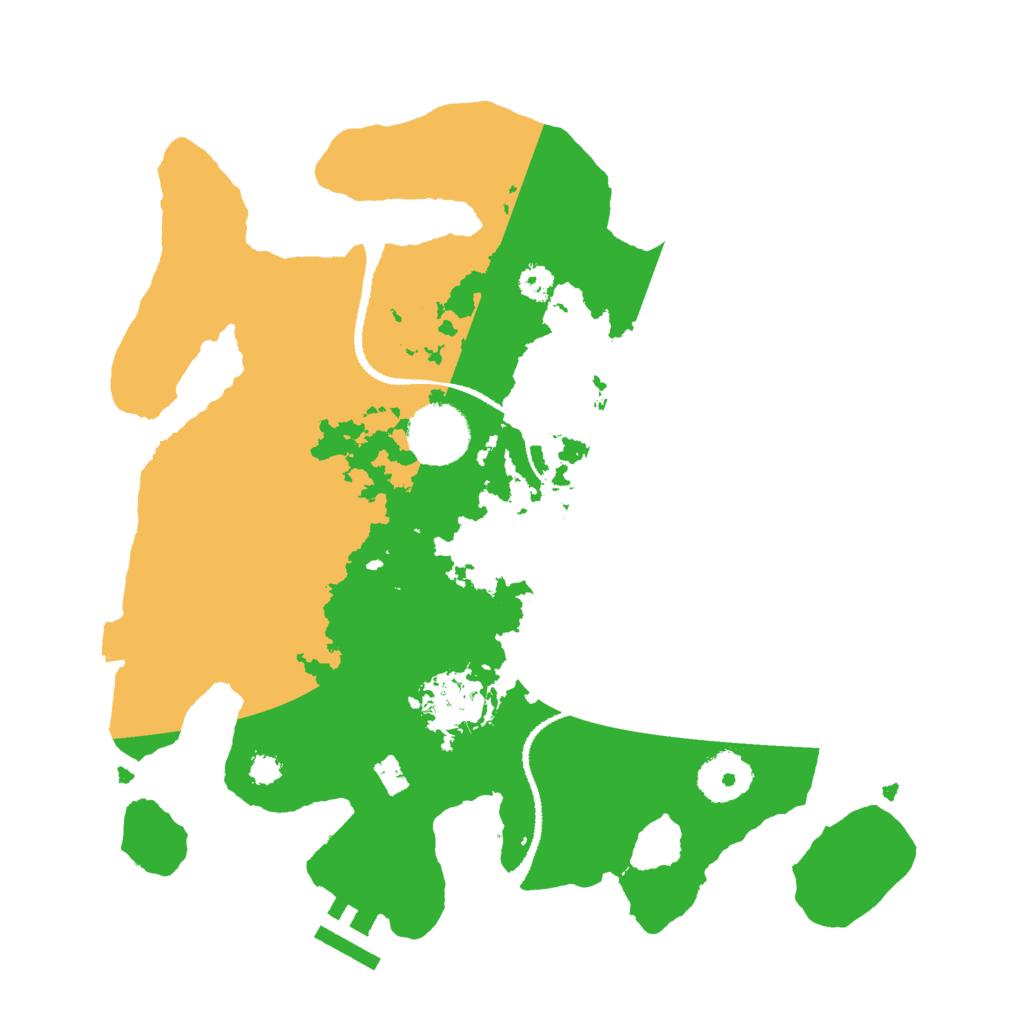 Biome Rust Map: Procedural Map, Size: 3000, Seed: 1355522663