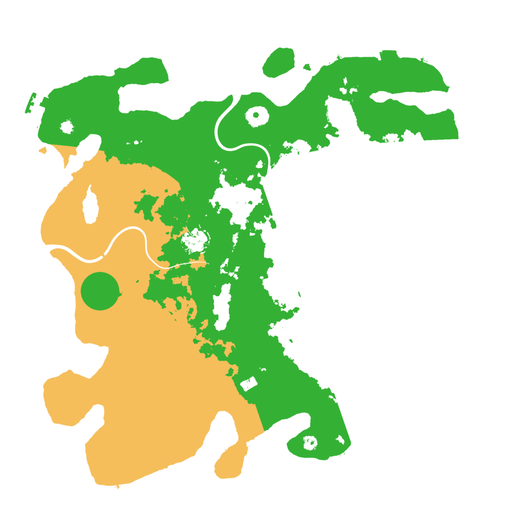 Biome Rust Map: Procedural Map, Size: 3600, Seed: 66773048