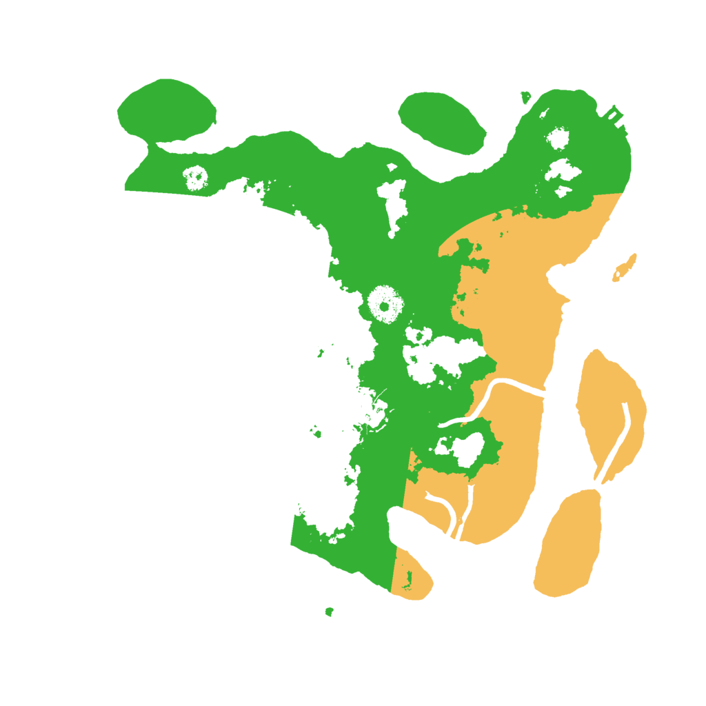 Biome Rust Map: Procedural Map, Size: 3000, Seed: 666699