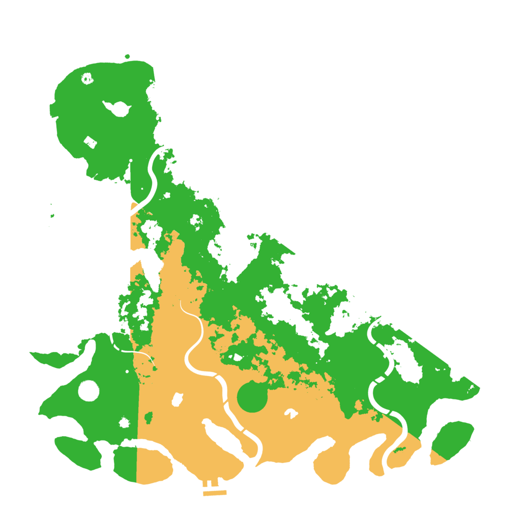 Biome Rust Map: Procedural Map, Size: 4500, Seed: 458335