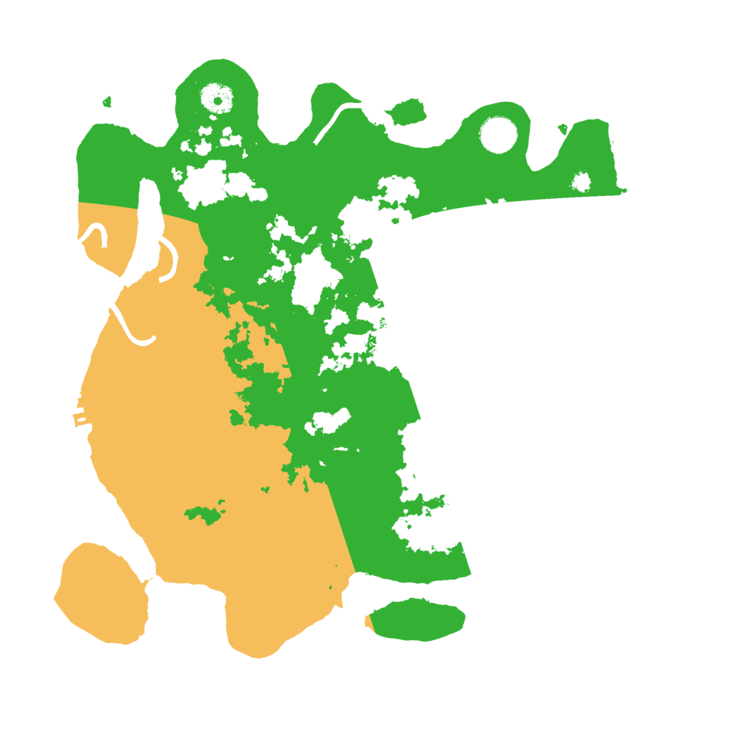 Biome Rust Map: Procedural Map, Size: 3500, Seed: 2041623886