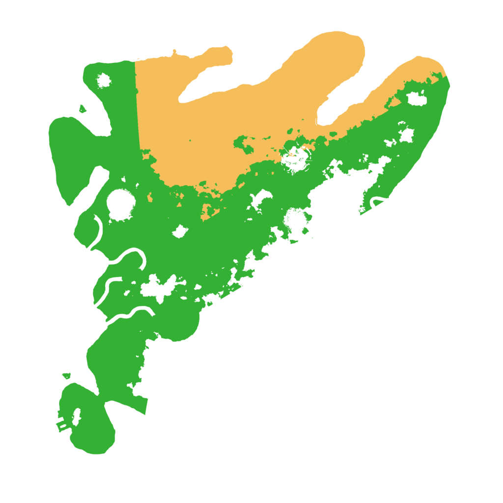 Biome Rust Map: Procedural Map, Size: 3250, Seed: 18708