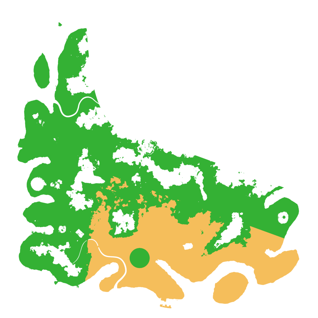 Biome Rust Map: Procedural Map, Size: 4200, Seed: 15678