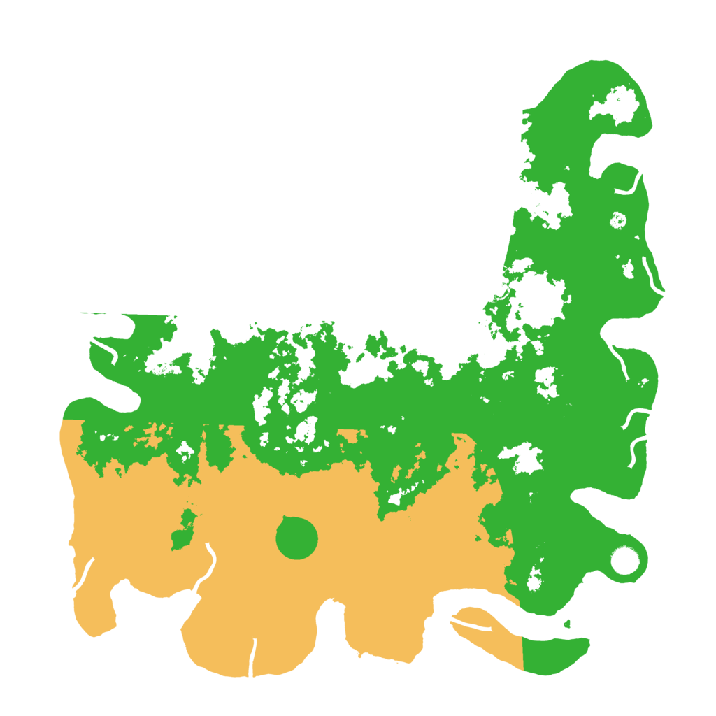 Biome Rust Map: Procedural Map, Size: 4500, Seed: 2023030322