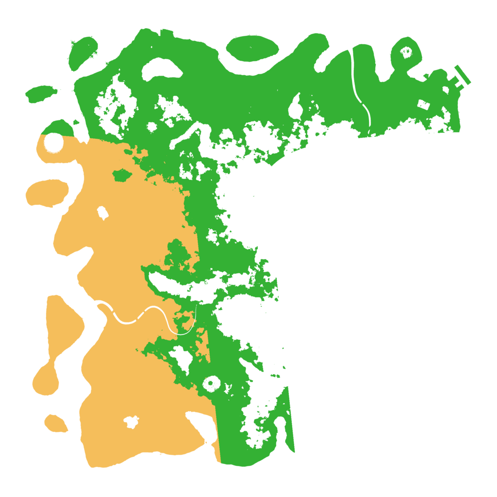 Biome Rust Map: Procedural Map, Size: 4500, Seed: 149645707