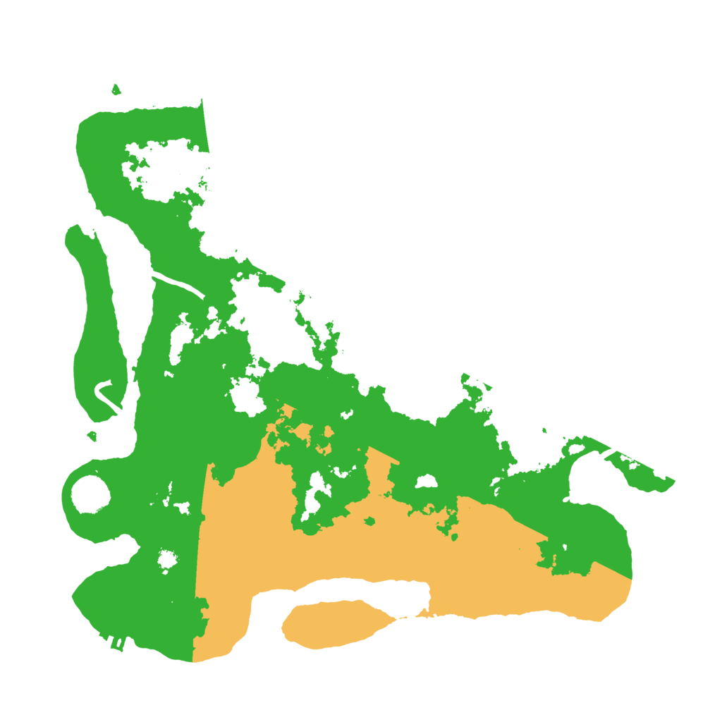 Biome Rust Map: Procedural Map, Size: 3500, Seed: 126189729