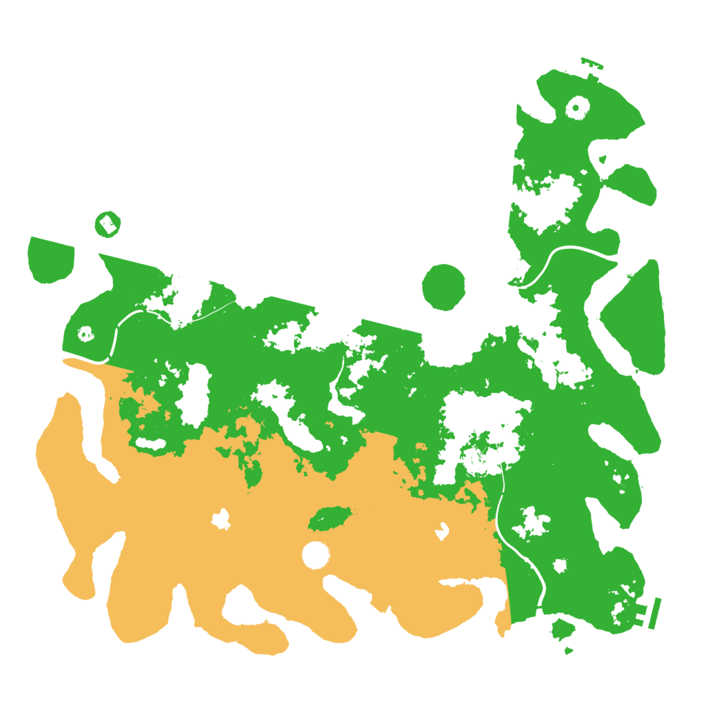 Biome Rust Map: Procedural Map, Size: 4500, Seed: 1351465963