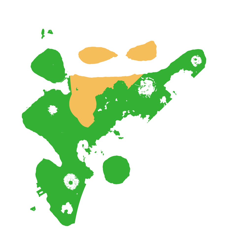 Biome Rust Map: Procedural Map, Size: 2500, Seed: 976404799