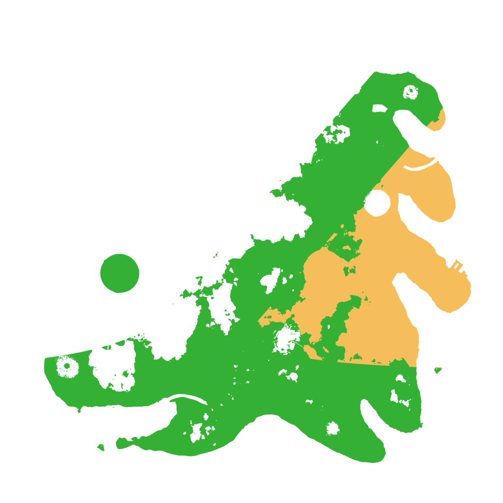 Biome Rust Map: Procedural Map, Size: 3500, Seed: 22299944
