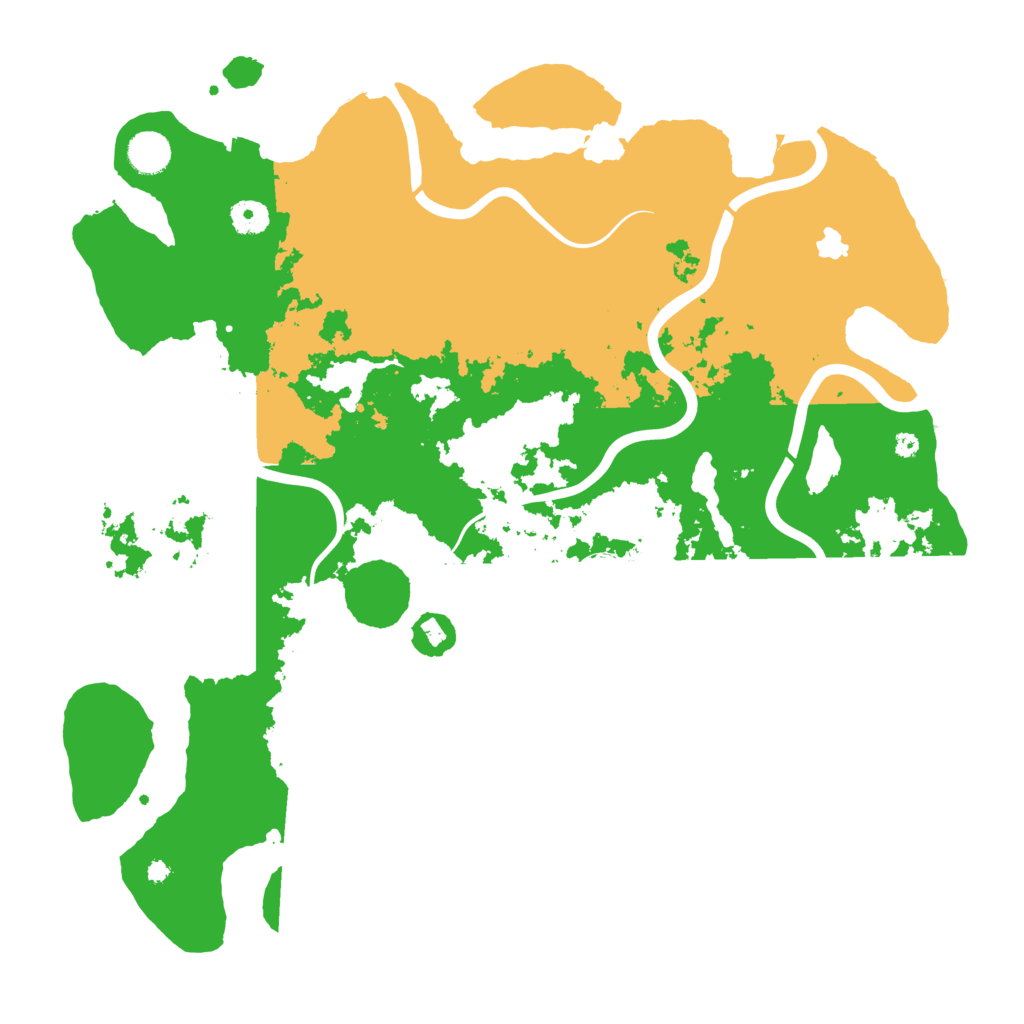 Biome Rust Map: Procedural Map, Size: 4200, Seed: 110969822