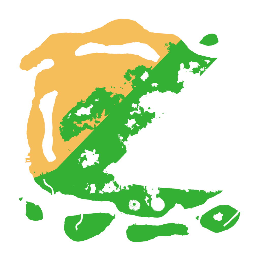 Biome Rust Map: Procedural Map, Size: 3500, Seed: 7580884