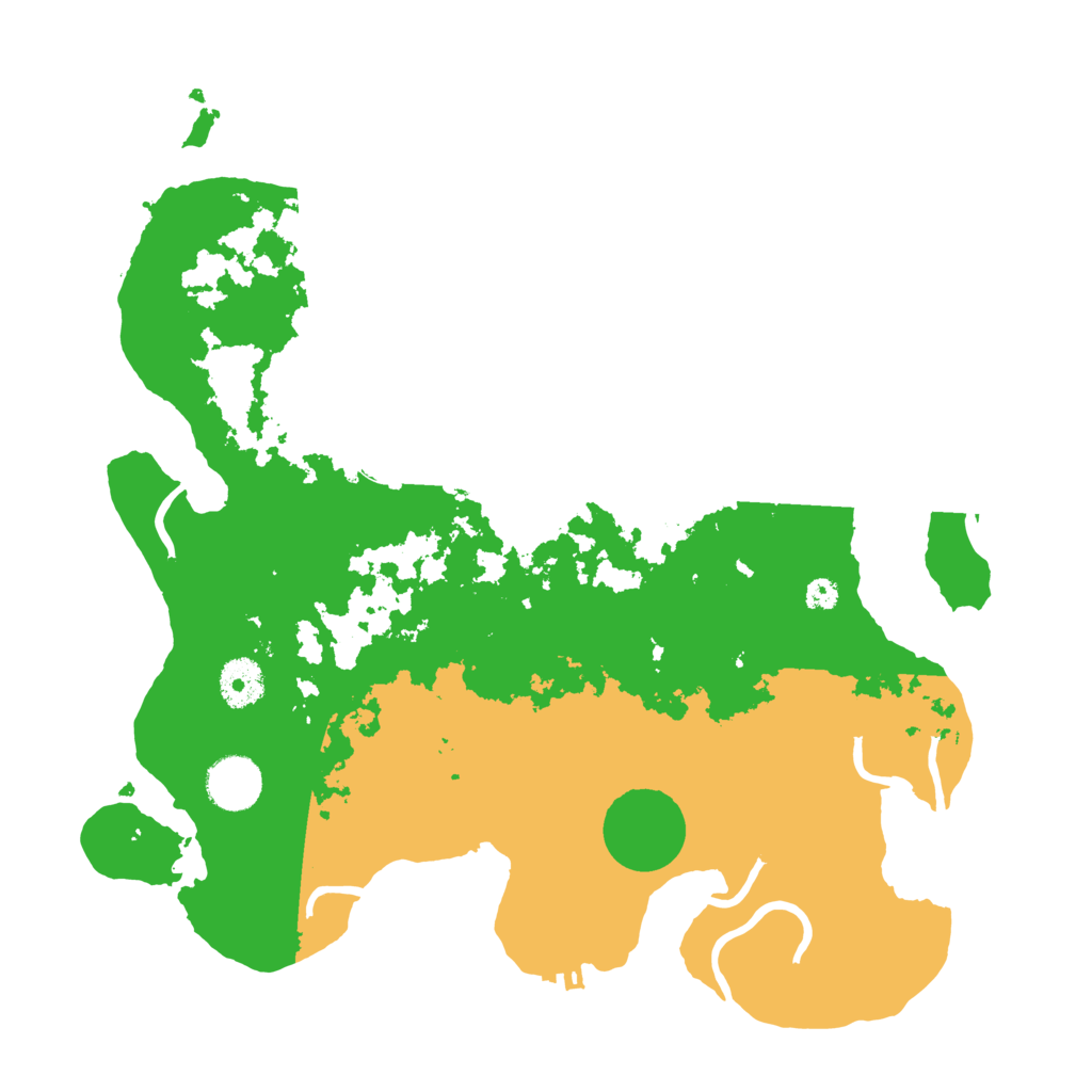 Biome Rust Map: Procedural Map, Size: 3500, Seed: 1258169981