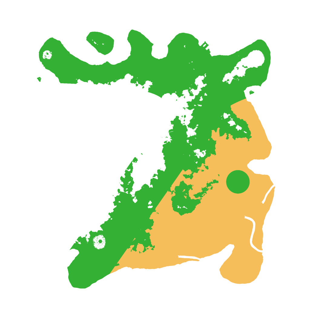 Biome Rust Map: Procedural Map, Size: 3500, Seed: 855668349