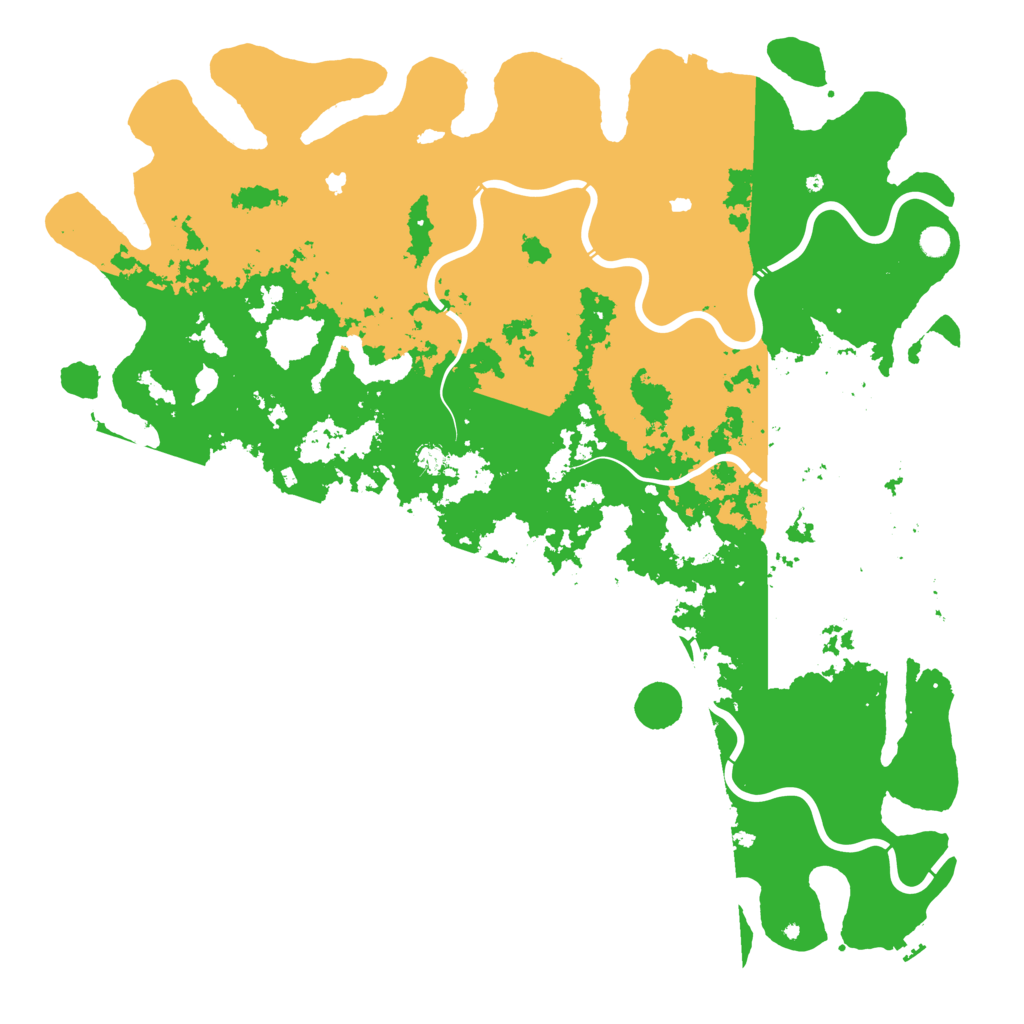 Biome Rust Map: Procedural Map, Size: 6000, Seed: 163217777