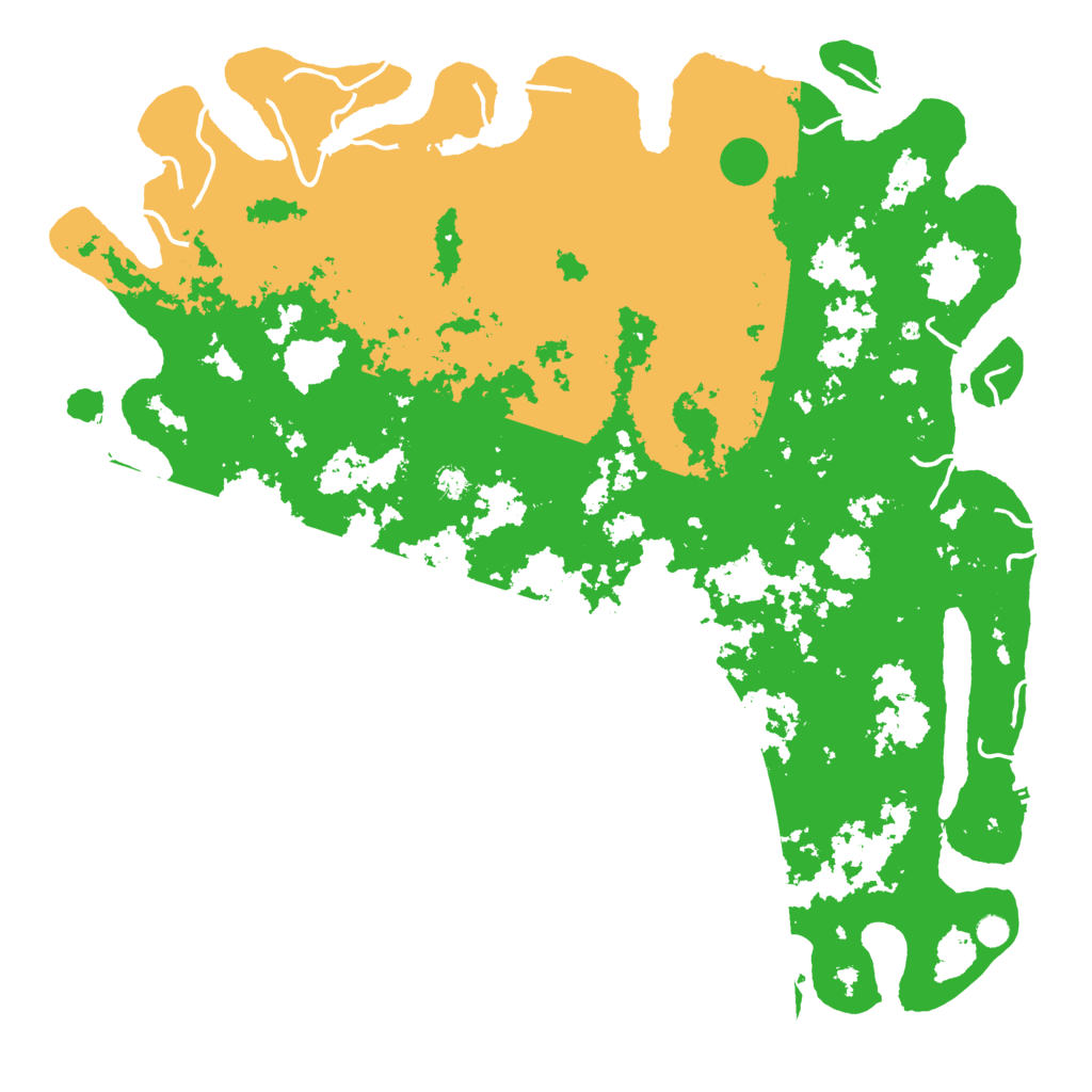 Biome Rust Map: Procedural Map, Size: 6000, Seed: 163217777
