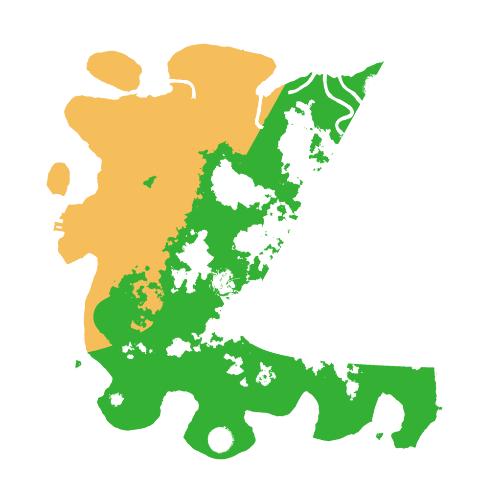 Biome Rust Map: Procedural Map, Size: 3500, Seed: 1483136587