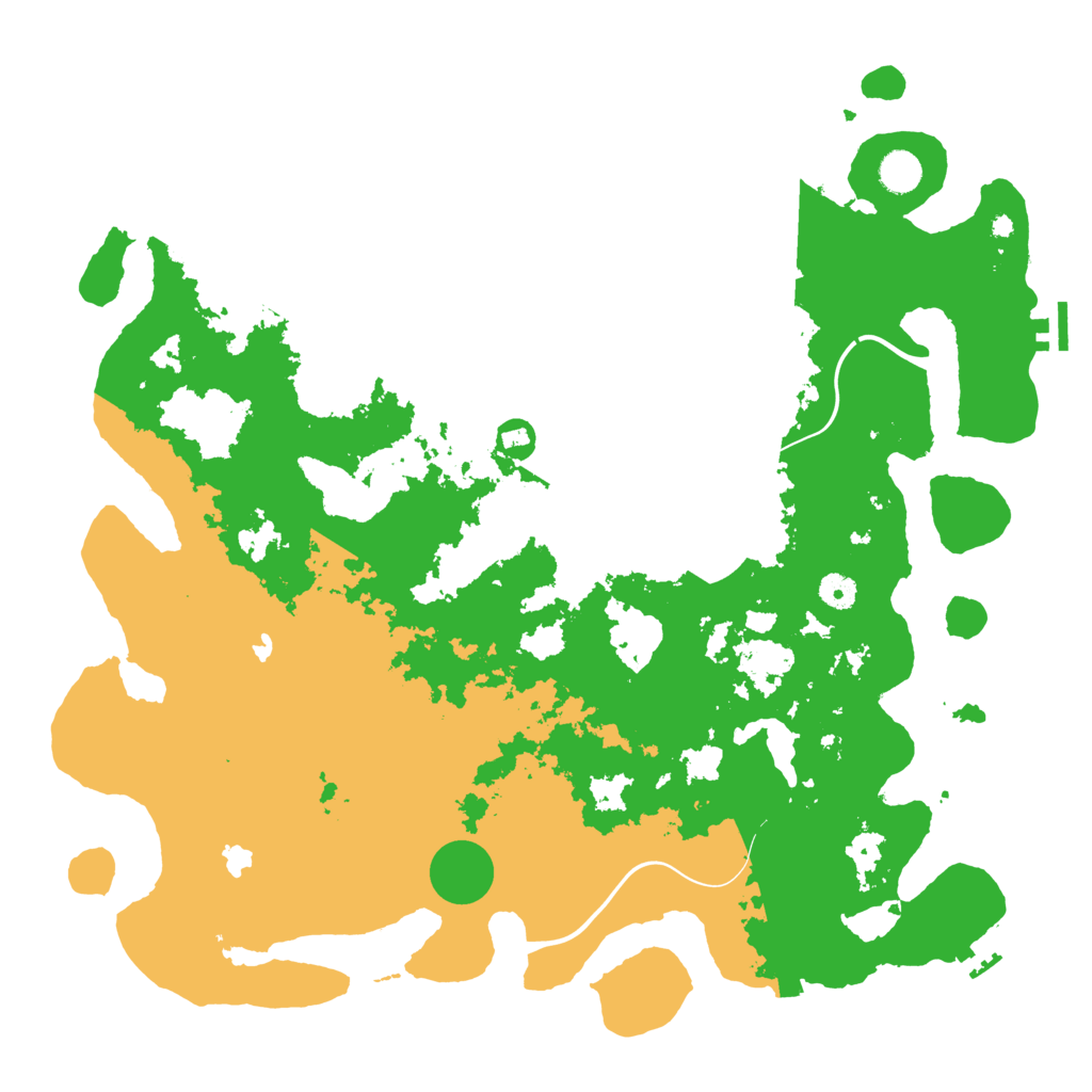 Biome Rust Map: Procedural Map, Size: 4500, Seed: 1000383476