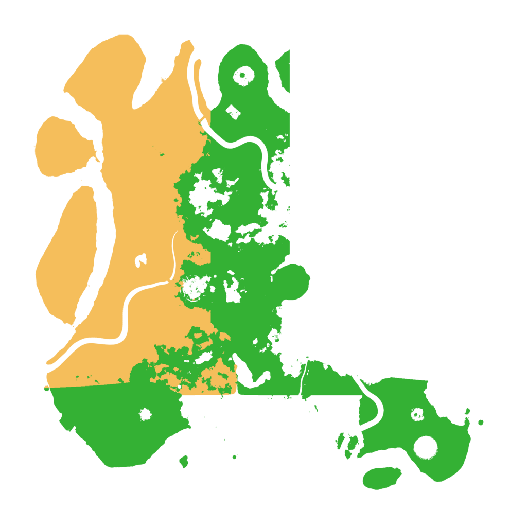 Biome Rust Map: Procedural Map, Size: 4000, Seed: 6621